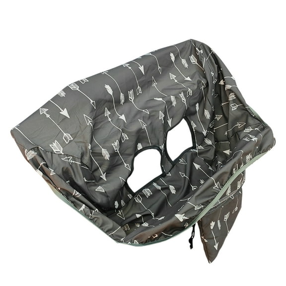 Shopping Cart Cover for BabyBaby Shopping Cart HammockMachine Washable Shopping Cart Protector for Baby Attached Drawstring Carrying Bag