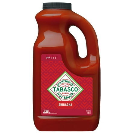 Tabasco Sriracha Sauce, 64 fl. oz Regular Half Gallon Jug, Gluten Free