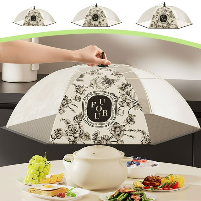 Big Savings! Table Cover For Household Kitchen Hollowed Out Dining Table Removable And Washable Dirt And Insect Proof Large Capacity Folding Dining Table Dirt Cover Sales Today Clearance!
