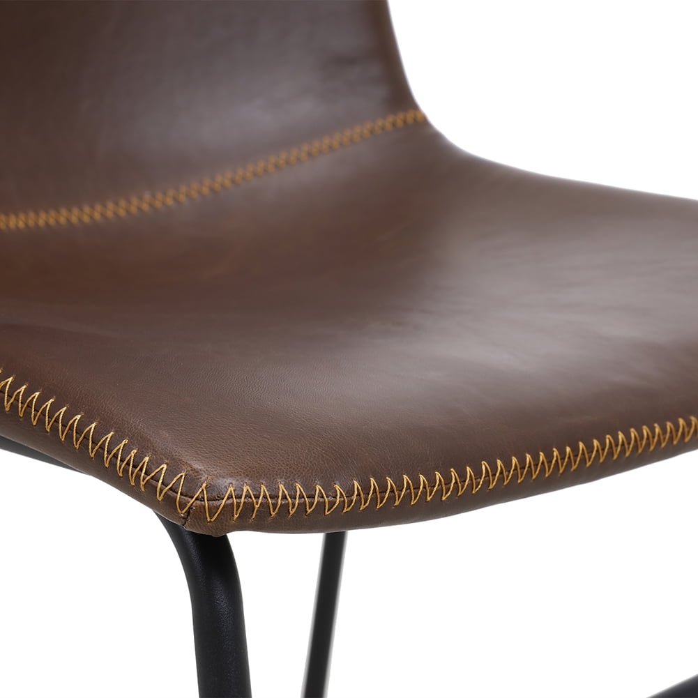Kepooman Industrial 32.3"H Wrought Iron Bar Stool-Set of 2-Swivel Counter Coffee Chair, Dark Brown Kepooman Industrial 32.3"H Wrought Iron Bar Stool-Set of 2-Swivel Counter Coffee Chair, Dark Brown