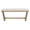 Natural Wood Wash, variant on 6-Piece Dining Set with Unique Table Base | Suitable for Kitchen Nook and Dining Room | Solid Wood and Veneer Materials | Solves Seating Capacity and Stability Concerns