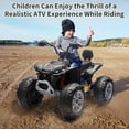 thumbnail image 6 of 24V 2 Seater Kids ATV, 4-Wheeler Electric ATV, Off-Road Dirt Quad Car with Powerful Motors, 14.4" Wheels, High Low Speed, Music, LED Lights, Best Gift for Boys and Girls, 6 of 7