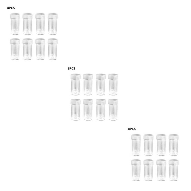 Inteprter 24 Uds. De botellas de almacenamiento de diamantes 5d, caja de accesorios Diy, contenedores redondos de plástico para joyas, organizadores de Type5 NO5 Inteprter CBP170951