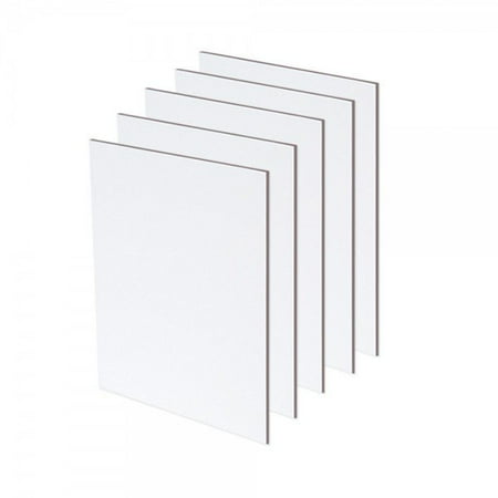 Textured Canvas (Canvas Panels - Artist Canvas Textured Panel Boards For Professional Painting w/ Acrylic, Oil, Mixed Media, Watercolors, Drawing - [5)