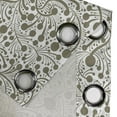 thumbnail image 4 of Ambesonne Grommet Curtain, , 50"x84", Off White Army Green, 4 of 5