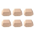 thumbnail image 1 of 25pcs Disposable Meal Prep Containers Degradable Paper Food Takeout Box Eco-friendly Square Doggy Boxes, 1 of 8