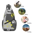thumbnail image 5 of Lsque Cute Dinosaur Pattern Cross Chest Bag Diagonally – Premium Durable Front Chest Sling with Adjustable Padded Strap, High-Capacity Storage, 5 of 8