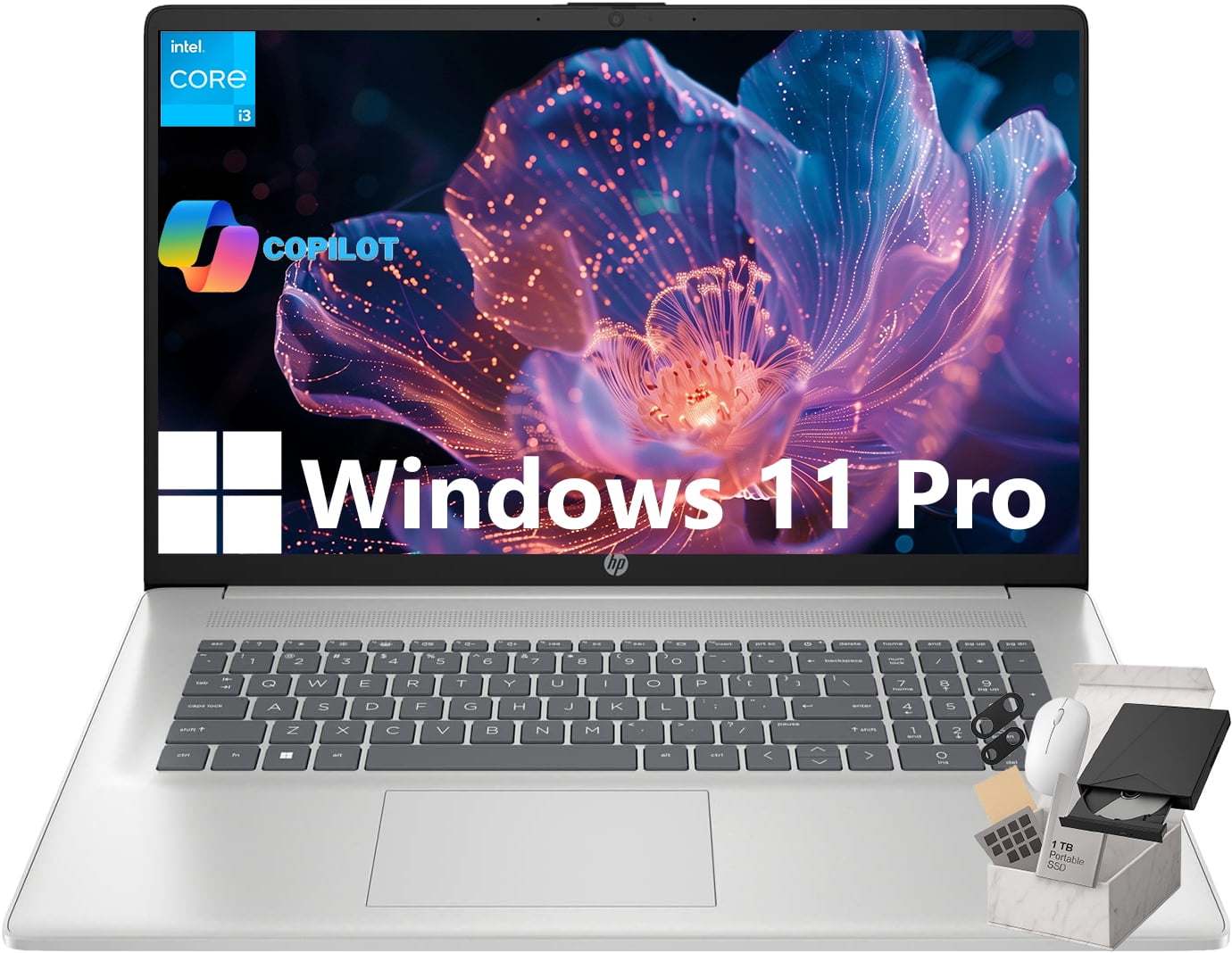 HP 17.3” Touchscreen Laptop - Intel Core 7-150U - Windows 11 Home