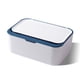 thumbnail image 2 of Caja de almacenamiento de tejidos Reutilizable con tapa de gran capacidad Toalla a prueba de polvo Organizador de toallas Hogar para coches de sala de estar Azul Methold HA012032-01B, 2 of 7