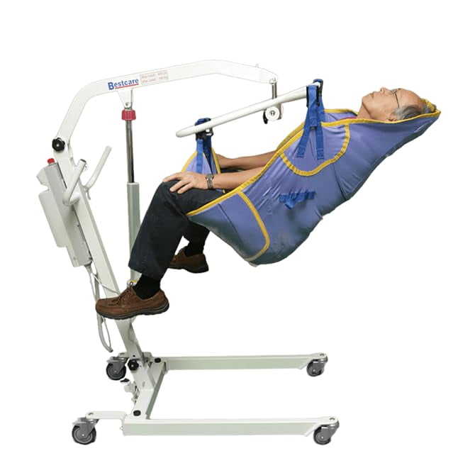 BestCare Arjo Clip Sling | BestSling Replacement Slings for Arjo | Fits 99-210 lb, 600Lb Capacity with Comfort Features for Secure Transfers |SL-MAA4000M-M (Medium)