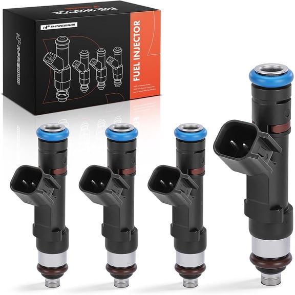 A-Premium Fuel Injectors Compatible with Ford Escape 2007-2008, Fusion 2006-2009, Focus 2007, Ranger 2007-2012 & Mercury Milan 2006-2009, L4 2.3L, Replace# 7L5Z9F593AB 4-PC Set