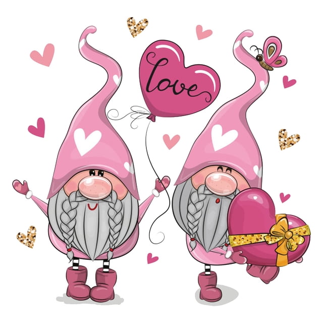 Dsscvnef Valentine's Day HTV Roll Old Man Heart Design DIY Craft Transfer Paper for Shirts and Apparel