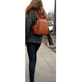 thumbnail image 6 of Le Donne Leather Womens Multi Pocket Backpack TR-125, 6 of 6
