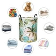 thumbnail image 6 of Goofa Watercolor Palm Tree Printed Circular Hamper,Laundry Basket with Handles,Storage Baskets Foldable,Large Capacity Laundry Hamper-Medium, 6 of 8