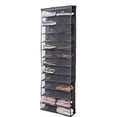 thumbnail image 4 of Simplify 26 Tier over the Door Shoe Rack Holds 26 Pairs in Grey Polyester Finish, 4 of 4
