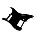 thumbnail image 1 of 3 Ply Black Guitar Pickguard For Fender HS Single Strat Humbucker, 1 of 1