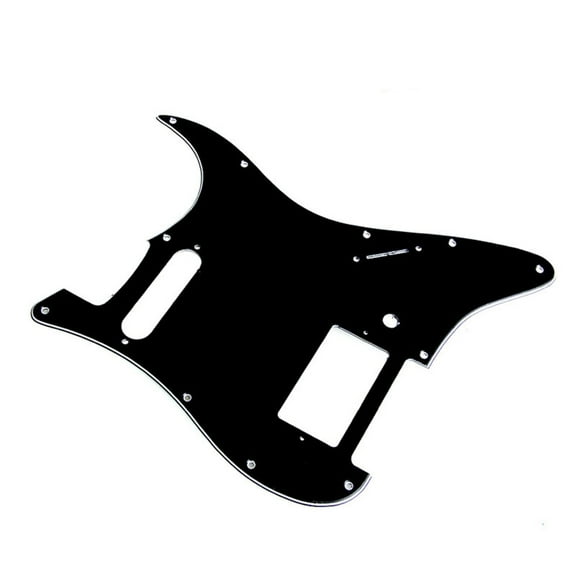 3 Ply Black Guitar Pickguard For Fender HS Single Strat Humbucker