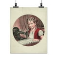 thumbnail image 2 of Print: Child At Sewing Machine, 1872, 2 of 4
