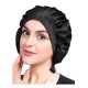thumbnail image 1 of Gorro de dormir, seda, negro, 1 of 5