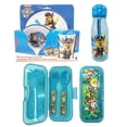 thumbnail image 1 of Coffret repas Pat'Patrouille avec 3 assiettes en mélamine, 1 couvert et 1 bouteille à bouchon bombé de 550 ml avec paille - Bleu, 1 of 5