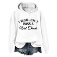 thumbnail image 1 of WEAIXIMIUNG Sweatshirt pour Femmes Col Rond Mode Féminine Imprimé Lettre Hoodie Décontracté Coupe Ample Pull Sweatshirt, 1 of 2