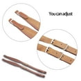 thumbnail image 4 of 1 Pair Leather Accordion Straps Straps Belts Set Instruments Accessory Brown, 4 of 7