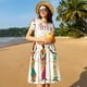 thumbnail image 4 of Disketp Black African Woman para Vestido de Manga Corta para Mujeres, Vestidos de Verano para Mujeres, Casual y Holgado para la Playa, 4 of 6