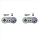 thumbnail image 1 of 2X Controlador de Juego Inalámbrico 2.4G Gamepad Joypad Joystick Compatible para SNES Mini PC NS Switch 2 Botones de Color, 1 of 4