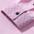 thumbnail image 5 of Kakii Men's Dress Shirts Long Sleeve Wrinkle-Free Business Casual Button Down Shirt, 5 of 6