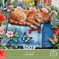 thumbnail image 3 of Ceaco Tom Wood Cat Nap 500-Piece Interlocking Jigsaw Puzzle for Adults Ages 14+, 3 of 6