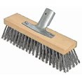 thumbnail image 1 of Steel Bristle Broom, 30 Cm With Metal Handle Support - 28 Cm - Brush Broom Head - High Quality Beech Wood Body, 1 of 1