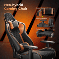 thumbnail image 3 of Seenda GCPro-10 Big and Tall Gaming Chair, All-in-One Comfort featuring a Retractable Footrest, High-Back Ergonomic Design, and Fully Adjustable Lumbar & Head Support, 3 of 11