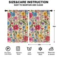 thumbnail image 2 of Blackout Kids Curtains,Pioneer Flower Childrens Insulated Curtains Set Of 2,Bedroom Essentials,Toddler Room Decor 42x63in(106x160cm), 2 of 4