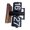 All black model, variant on Modern Flip Clock 12H Easy Read Numbers Smooth Surfaces For Elderly Friendly Use