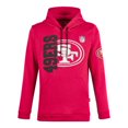 thumbnail image 1 of Sudadera NFL Talla EG Cuello Mock con Estampado Logo San Francisco 49ers Rojo, 1 of 3