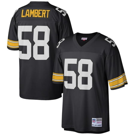 Jack Lambert Pittsburgh Steelers Mitchell & Ness Retired Player Legacy Replica Jersey - (Best Replica Nfl Jerseys)