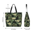 thumbnail image 5 of Yiaed Camouflage Shark Print Handbag for Women Tote Purse Shoulder Bag Large Fashion Hobo Purse Handbag Shopping Tote, 5 of 5