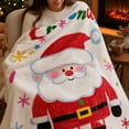 thumbnail image 5 of LEFXSMR Christmas Throw Blanket for Couch Knee Thigh Warm Flannel Holiday Blanket Chritsmas Decorations for Home Sofa Bed, 39.37*27.56", 5 of 5