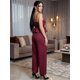 thumbnail image 3 of Conjunto para Mujer 2 Piezas Rayado Top Peplum con Tirantes y Pantalón Palazzo Set Elegante Casual de Tela Ligera, 3 of 5
