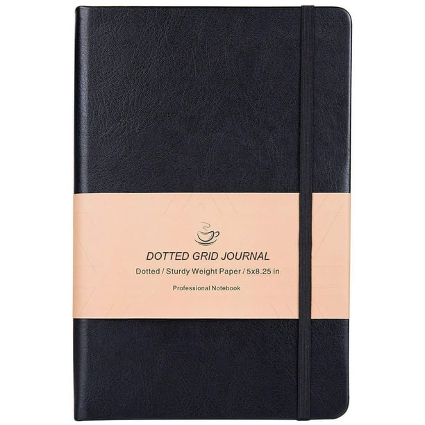 Dotted Grid Notebook/Journal Dot Grid Hard Cover Notebook, Premium