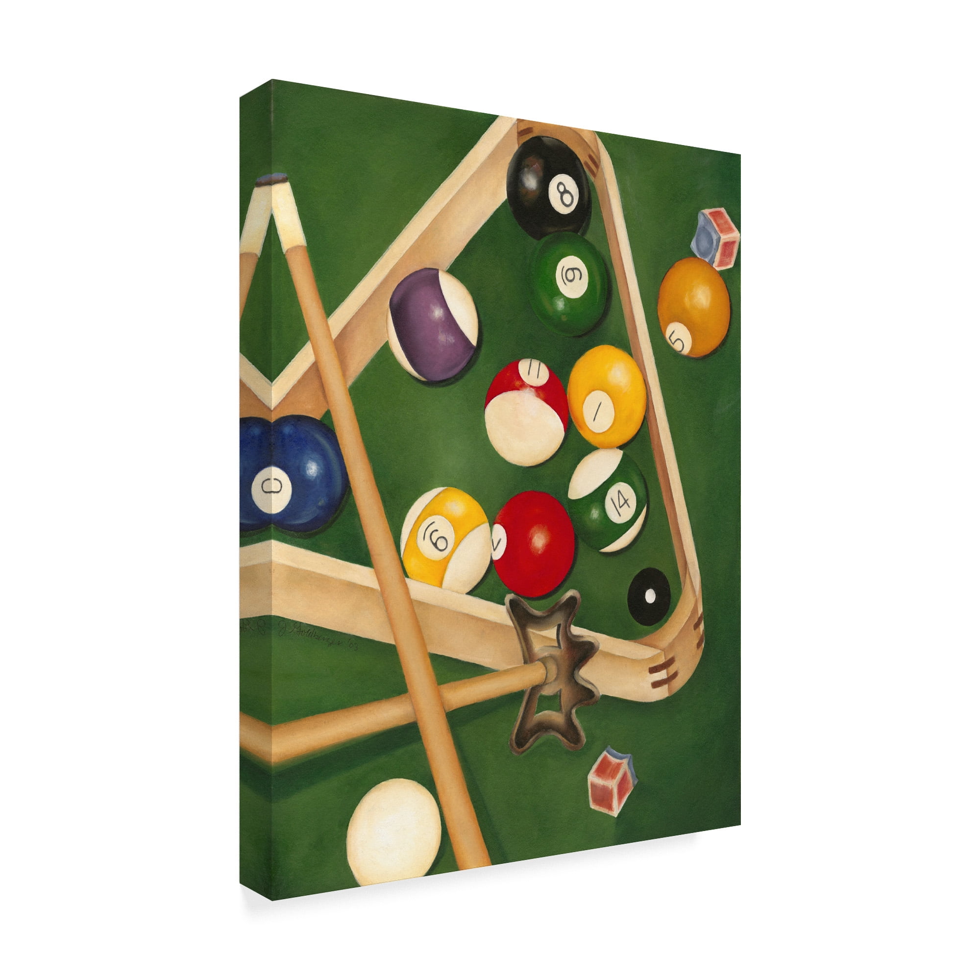 Trademark Fine Art 'Rackem Up II' Canvas Art by Jennifer Goldberger
