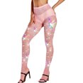 thumbnail image 2 of Fortune Women Sparkly Rhinestone Fishnets Stockings High Waist Tights Club Glitter Mesh Pantyhose, 2 of 6
