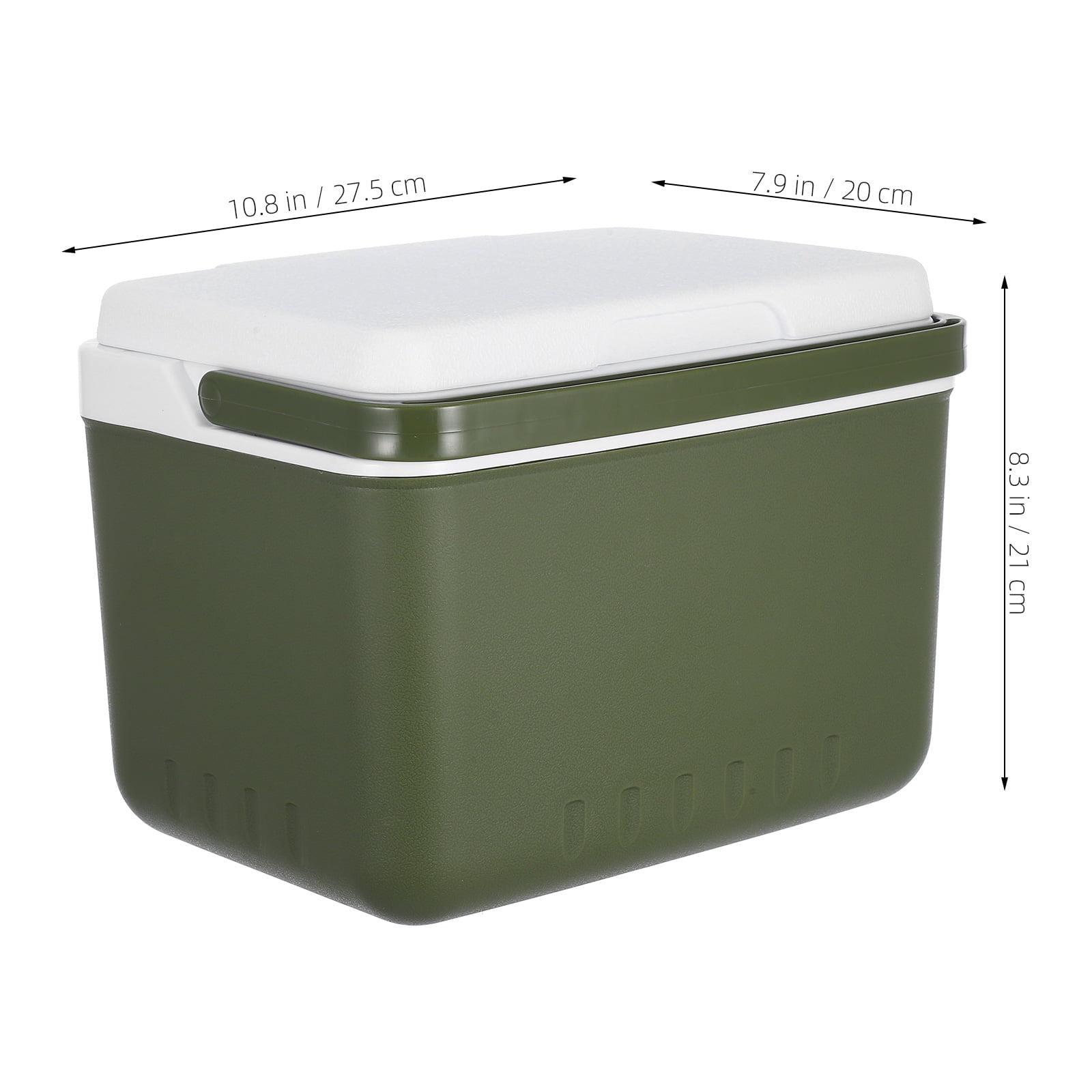 WORGEOUS Ice Retention Cooler Portable Outdoor Cooler Compact Small Cooler with Handle Insulated Lunch Box for Camping Picnic Beach and Travel (6L)
