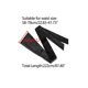 thumbnail image 4 of Cinturón Obi de satén para mujeres de tallas grandes, cinturón de lazo ancho para cintura para vestido nupcial 22.83-41.73" negro, 4 of 5