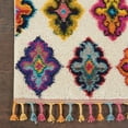 thumbnail image 4 of Nourison Moroccan Casbah 2'2" x 4' (2' X 4') Ivory/Multicolor Area Rug Boho Transitional Damask by Nourison, 4 of 8