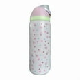 thumbnail image 6 of 32oz Floral  Stainless Steel Vacuum Flask with Straw, Drink Cup for Home Office School, Drinkware, Back to School-a, 6 of 10