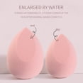 thumbnail image 3 of Beauty Makeup Sponge Puff Teardrop Blender Foundation Sponge Set With jar Gift Flawless Bottle Design Drift bottle macaron makeup egg Multi-colored - Pink, 3 of 5