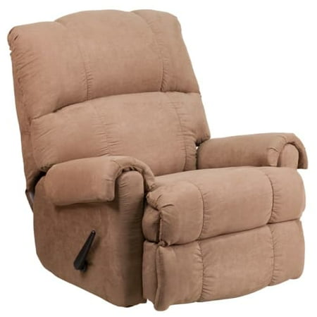 Flash Furniture Contemporary Victory Lane Taupe Fabric Rocker Recliner