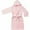 Pink, variant on BNM Terry Cotton Kids Unisex Bathrobe, Ivory, Large