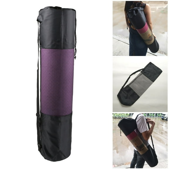 erfcxs Extra Large Yoga Mat Bag Breathable Mesh Carry Sleeve For Thick/Extra Long Mats (Stretchy Gym Sack)